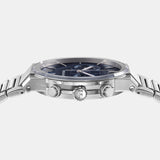 Shop Salvatore Ferragamo Sapphire Chrono Blue Dial Silver Steel Strap Watch for Men - SFME01123 in USA