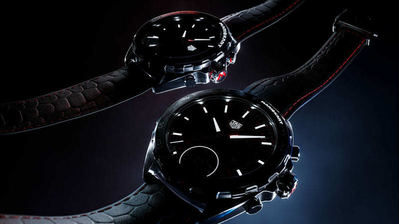 Shop Tag Heuer Formula 1 Mario Kart Chronograph Black Dial Black Leather Strap Watch for Men - CAZ201E.FC6517 in USA