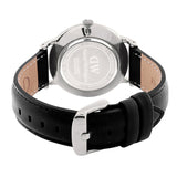 Daniel Wellington Dapper Sheffield White Dial Black Leather Strap Watch For Men - DW00100088 Buy Now By Daniel Wellington