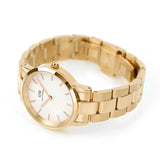 Daniel Wellington Iconic Link White Dial Rose Gold Steel Strap Watch For Women - DW00100211 Buy Now By Daniel Wellington