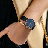 Daniel Wellington Petite Ashfield Black Dial Black Mesh Strap Watch For Women - DW00100245 Buy Now By Daniel Wellington
