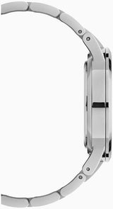 Daniel Wellington Iconic Link Black Dial Silver Steel Strap Watch For Women - DW00100342 Buy Now By Daniel Wellington