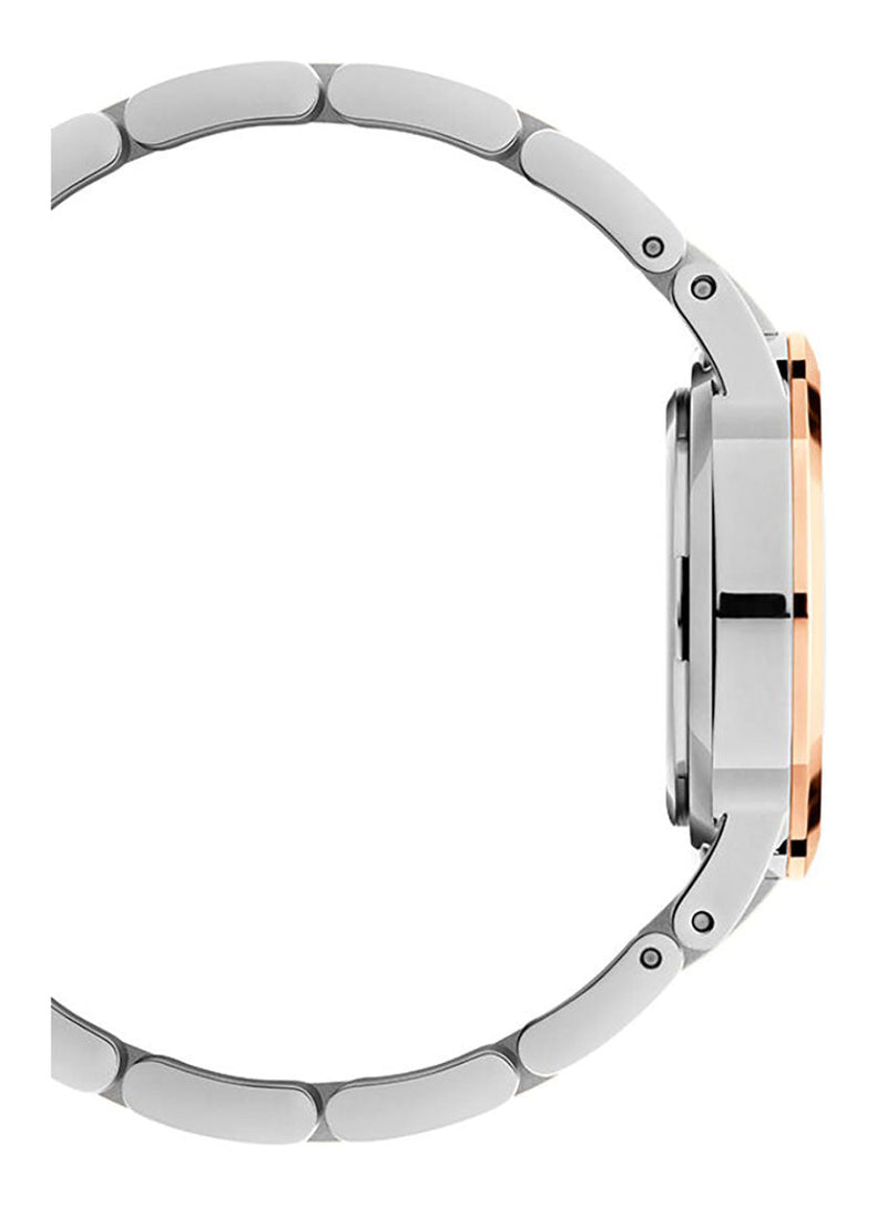 Daniel Wellington Iconic Link White Dial Two Tone Steel Strap Watch For Women - DW00100359 Buy Now By Daniel Wellington