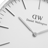 Daniel Wellington Classic Sheffield White Dial Black Leather Strap Watch For Men - DW00100020 Buy Now By Daniel Wellington