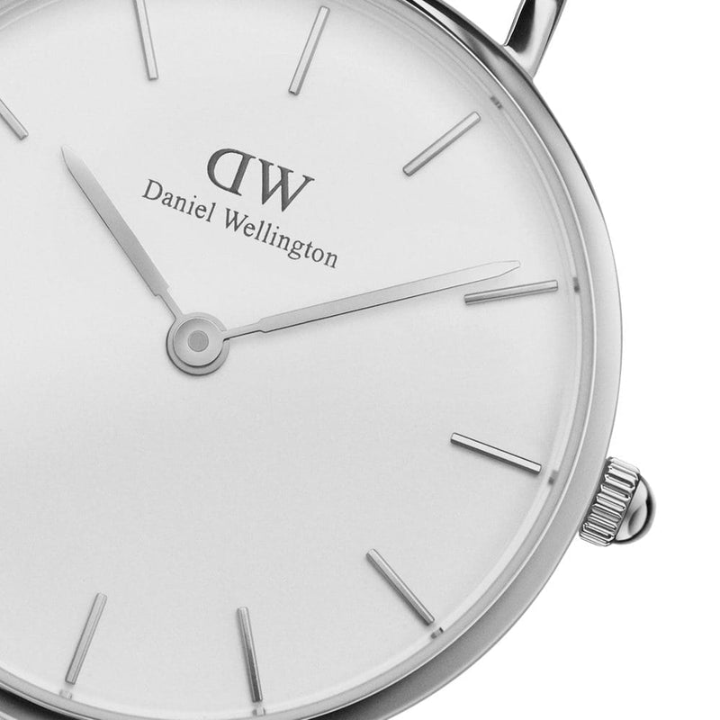Daniel Wellington Classic Petite Sheffield White Dial Black Leather Strap Watch For Women - DW00100242 Buy Now By Daniel Wellington