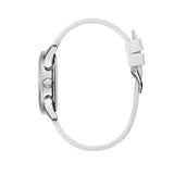 Guess Marina Quartz White Dial White Rubber Strap Watch For Women - W1025L1 Buy Now By Guess