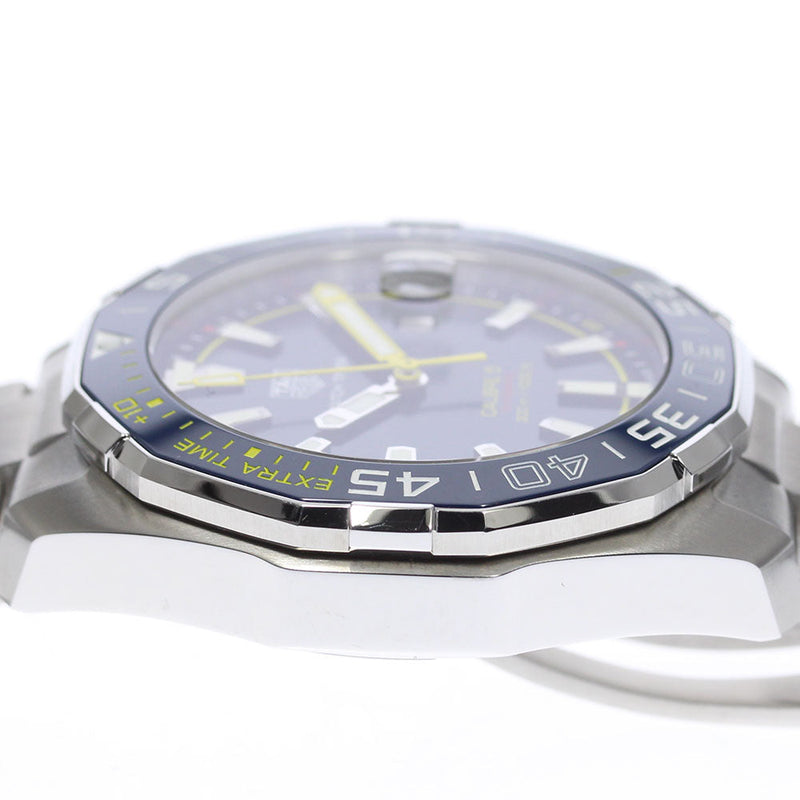 Tag Heuer Aquaracer Caliber 5 Match Timer Shinji Kagawa Edition Blue Dial Silver Steel Strap Watch for Men - WAY201H.BA0927 Buy Now By Tag Heuer