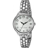 Marc Jacobs Betty Mother of Pearl White Dial Silver Steel Strap Watch for Women - MJ3510