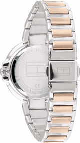 Shop Tommy Hilfiger Angela Chronograph Pink Dial Two Tone Steel Strap Watch for Women - 1782127 in USA