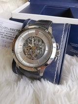 Maserati Ingegno Automatic Black Skeleton Dial Black Leather Strap Watch For Men - R8821119002 Buy Now By Maserati