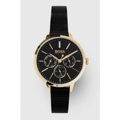 Hugo Boss Symphony Black Dial Black Mesh Bracelet Watch for Women - 1502601 Buy Now By Hugo Boss