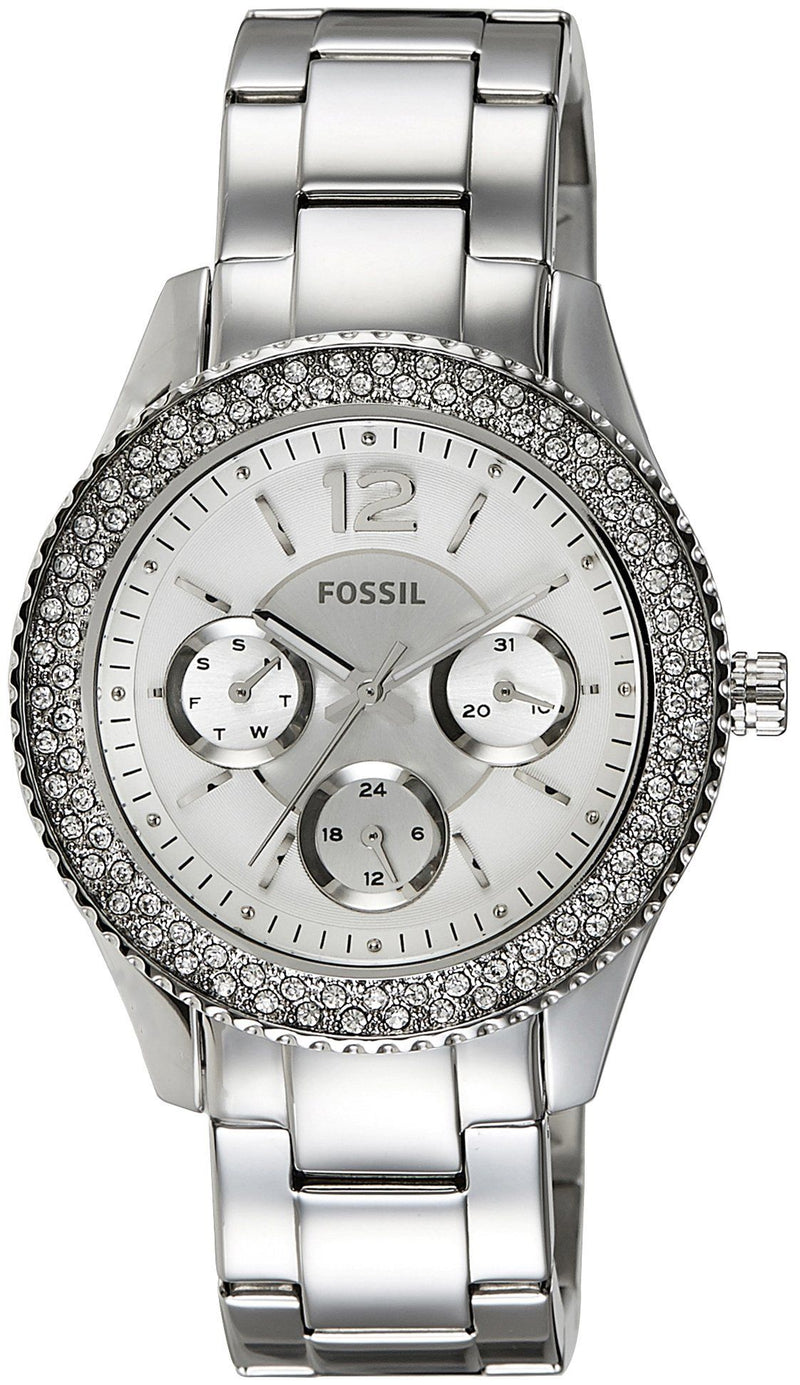 Fossil Stella Silver Dial Silver Steel Strap Watch for Women - ES3588 Buy Now By Fossil