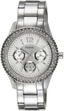 Fossil Stella Silver Dial Silver Steel Strap Watch for Women - ES3588