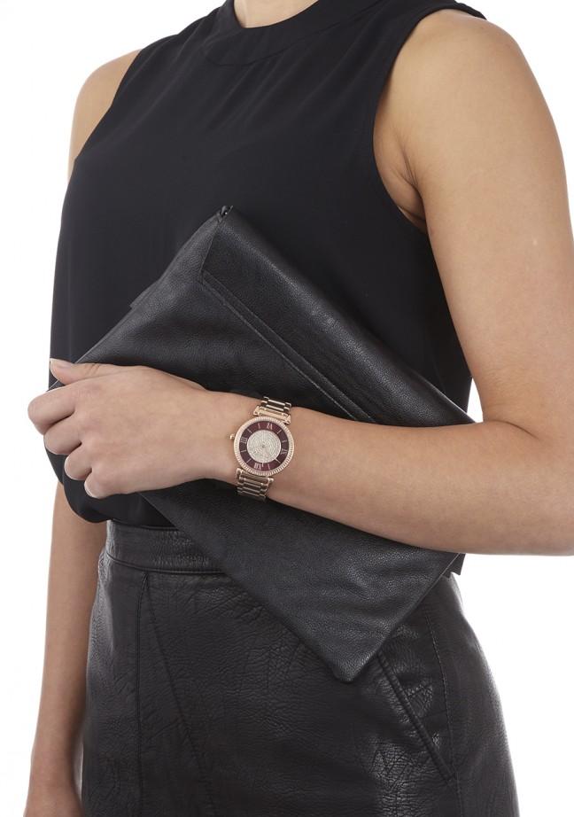 Michael Kors Catlin Quartz Rose Gold Dial Rose Gold Steel Strap Watch For Women - MK3412 Buy Now By Michael Kors