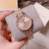 Michael Kors Melissa Analog Rose Gold Dial Rose Gold Steel Strap Watch For Women - MK4396 Buy Now By Michael Kors