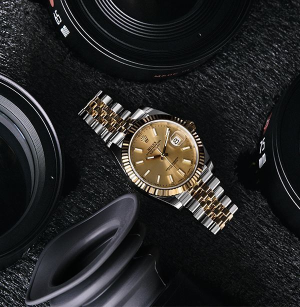 Shop Rolex Datejust 41 Oyster Gold Dial Two Tone Oystersteel & Yellow Gold Jubilee Bracelet Watch for Men - M126333-0010 in USA