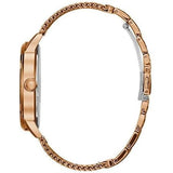Shop Guess Delancy Black Dial Rose Gold Mesh Bracelet Watch for Men - W0871G5 in USA