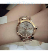 Burberry The City Diamonds Rose Gold Dial Rose Gold Steel Strap Watch for Women - BU9126 Buy Now By Burberry