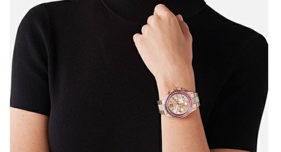 Michael Kors Everest Chronograph Rose Gold Dial Rose Gold Steel Strap Watch For Women - MK7211 Buy Now By Michael Kors