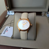 Tissot T Lady Bella Ora Mother of Pearl Dial Cream Leather Strap Watch for Women - T103.310.36.111.00 Buy Now By Tissot
