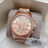 Michael Kors Lexington Rose Gold Dial Rose Gold Steel Strap Watch for Men - MK8319 Buy Now By Michael Kors