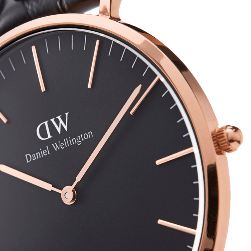 Daniel Wellington Classic Cornwall Black Dial Black NATO Strap Watch For Women - DW00100150 Buy Now By Daniel Wellington