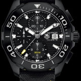 Tag Heuer Aquaracer PVD Black Dial Watch for Men - CAY218A.FC6361 Buy Now By Tag Heuer