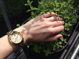 Michael Kors Bradshaw Gold Dial Gold Steel Strap Watch for Women - MK5798 Buy Now By Michael Kors