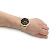 Michael Kors Slim Runway Chronograph Black Dial Gold Mesh Strap Watch For Men - MK9057 Buy Now By Michael Kors