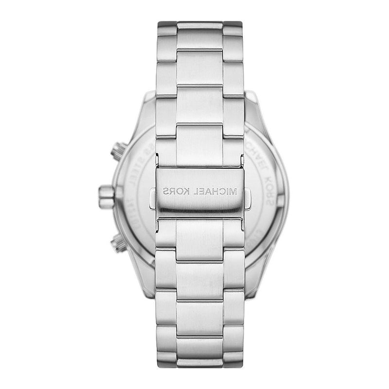 Michael Kors Layton Chronograph Green Dial Silver Steel Strap Watch For Men - MK8912 Buy Now By Michael Kors