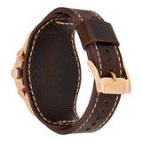 Shop Fossil Nate Chronograph Blue Dial Brown Leather Strap Watch for Men - JR1505 in USA