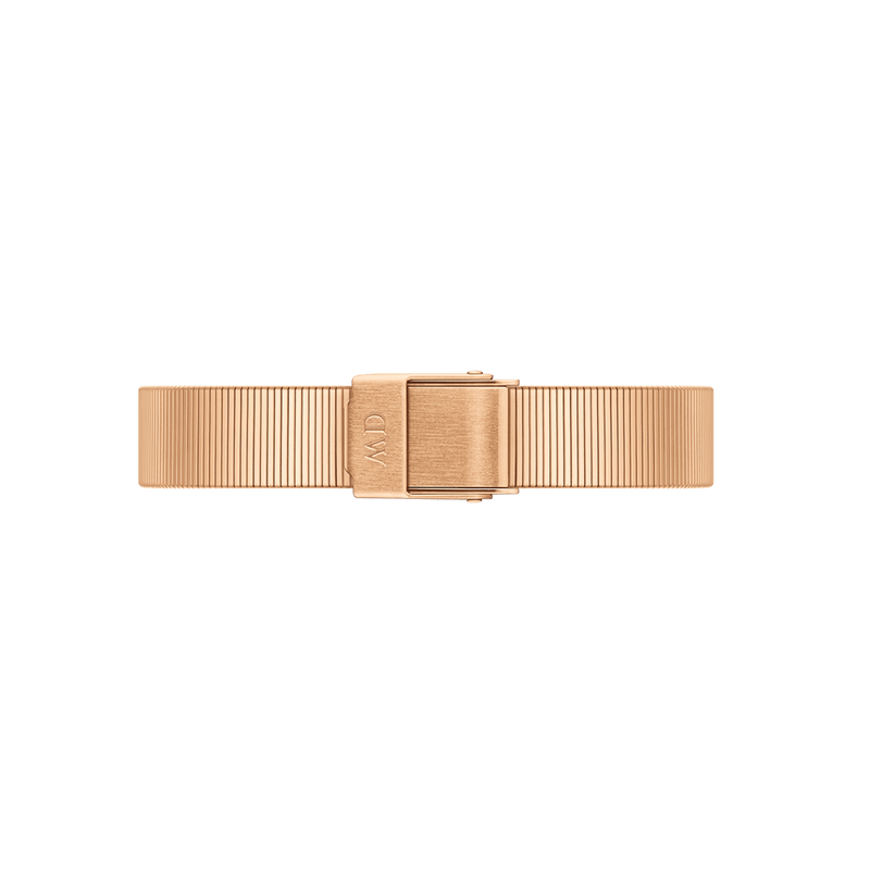 Daniel Wellington Quadro Studio White Dial Rose Gold Mesh Strap Watch For Women - DW00100517 Buy Now By Daniel Wellington