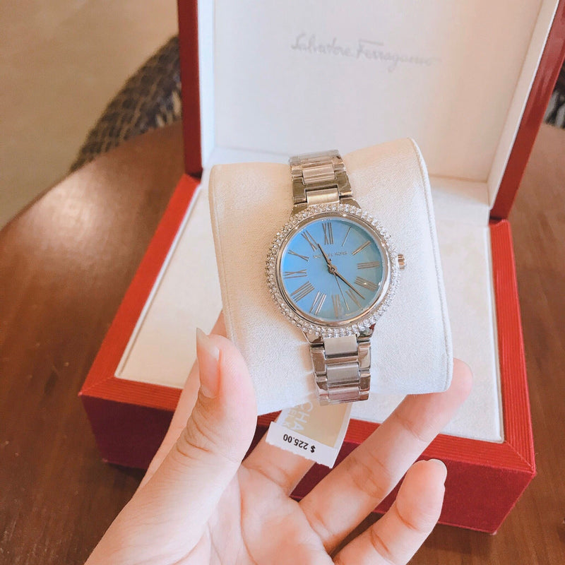 Michael Kors Taryn Quartz Blue Dial Blue Steel Strap Watch For Women - MK6563 Buy Now By Michael Kors