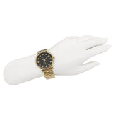 Marc Jacobs Baker Dexter Black Dial Gold Steel Strap Watch for Women - MBM3421 Buy Now By Marc Jacobs
