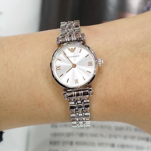 Emporio Armani Gianni T Bar Quartz Silver Dial Silver Steel Strap Watch For Women - AR1935 Buy Now By Emporio Armani