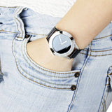 Marc Jacobs Blade Black Dial Black Leather Strap Watch for Women - MBM1205 Buy Now By Marc Jacobs