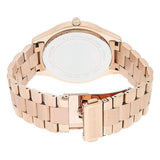 Michael Kors Runway Pink Dial Rose Gold Steel Strap Watch for Women - MK3550