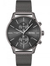 Hugo Boss Associate Grey Dial Grey Mesh Bracelet Watch for Men - 1513870 Buy Now By Hugo Boss
