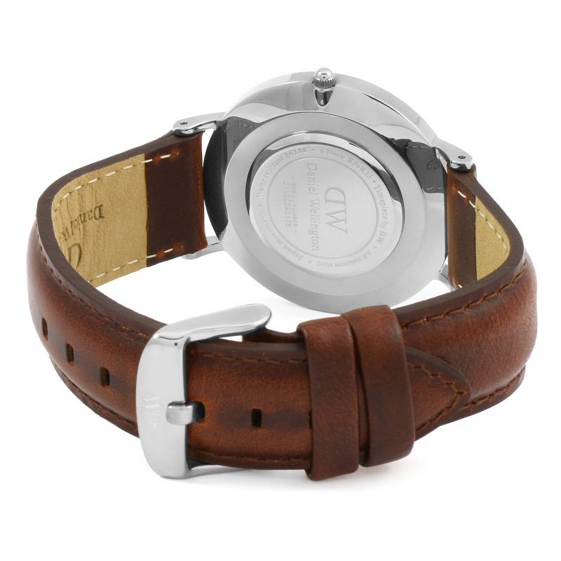 Daniel Wellington Classic Durham Black Dial Brown Leather Strap Watch For Women - DW00100142 Buy Now By Daniel Wellington