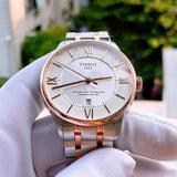 Tissot Chemin des Tourelles Powermatic 80 Silver Dial Two Tone Steel Strap Watch for Men - T099.407.22.038.02 Buy Now By Tissot