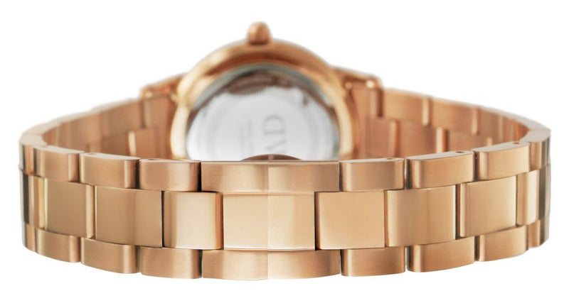 Daniel Wellington Iconic Link Grey Dial Gold Steel Strap Watch For Women - DW00100334 Buy Now By Daniel Wellington