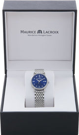 Maurice Lacroix Eliros Diamonds Blue Dial Silver Steel Strap Watch For Women - EL1094-SS002-450-1 Buy Now By Maurice Lacroix