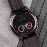 Maserati Traguardo Chronograph Black Dial Black Leather Strap Watch for Men - R8871612023 Buy Now By Maserati