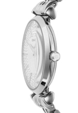 Emporio Armani Gianni T-Bar Quartz Silver Dial Silver Steel Strap Watch For Women - AR11445 Buy Now By Emporio Armani