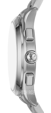 Emporio Armani Paolo Chronograph Black Dial Silver Steel Strap Watch For Men - AR11602 Buy Now By Emporio Armani