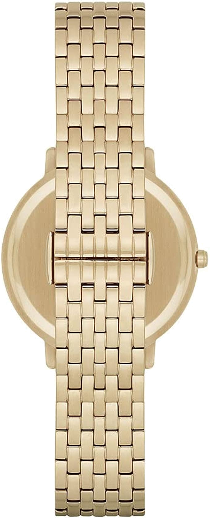 Emporio Armani Dress Analog Mother of Pearl Dial Gold Steel Strap Watch For Women - AR11007 Buy Now By Emporio Armani