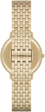 Emporio Armani Dress Analog Mother of Pearl Dial Gold Steel Strap Watch For Women - AR11007