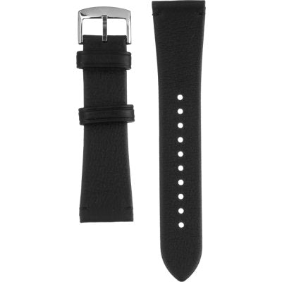 Shop Emporio Armani Kappa Analog Quartz Black Dial Black Leather Strap Watch For Men - AR11013 in USA
