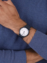 Emporio Armani Luigi Quartz White Dial Blue Mesh Bracelet Watch For Men - AR11025 Buy Now By Emporio Armani