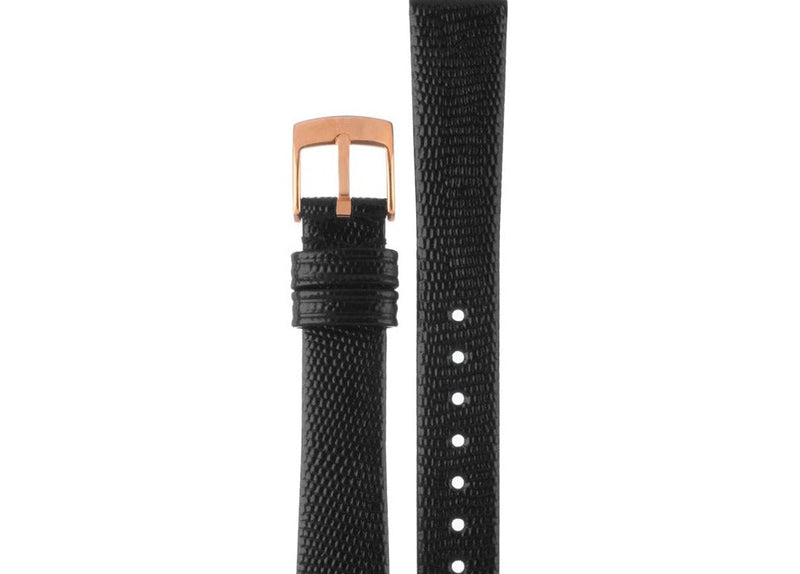 Emporio Armani Gianni T Bar Black Mother of Pearl Dial Black Leather Strap Watch For Women - AR11060 Buy Now By Emporio Armani